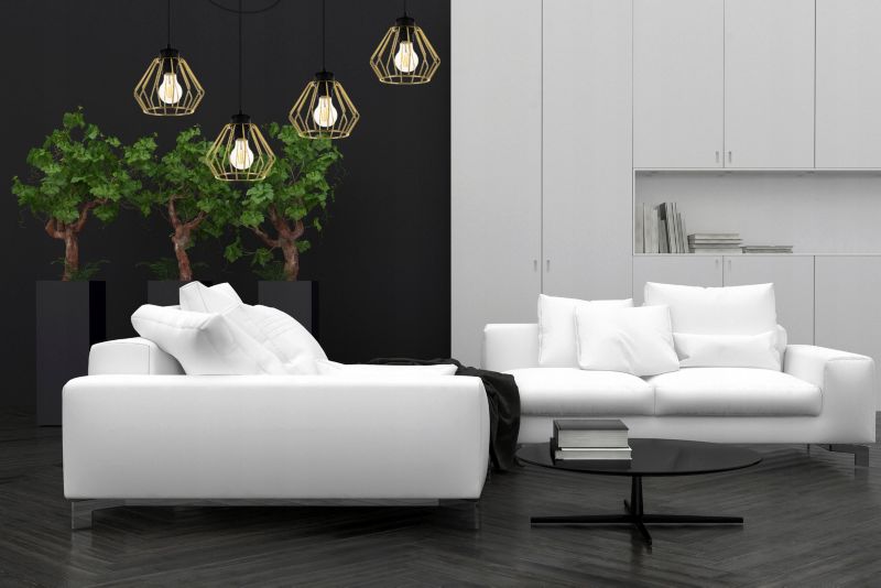 Lampa sufitowa wisząca Light Home LH Santos Pająk 4x E27 60W złoty 1szt.
