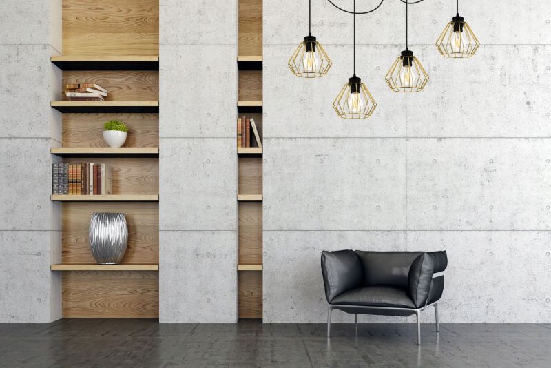 Lampa sufitowa wisząca Light Home LH Santos Pająk 4x E27 60W złoty 1szt.