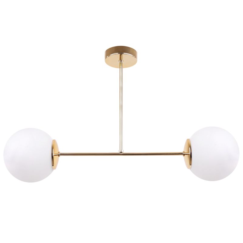 Lampa sufitowa wisząca Light Home LH Siena 2x E14 60W złoty 1szt.