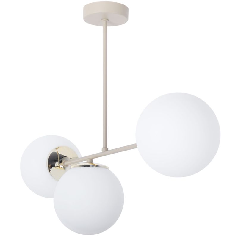 Lampa sufitowa wisząca Light Home LH Siena 3x E14 kaszmirowy/złoty 1szt.