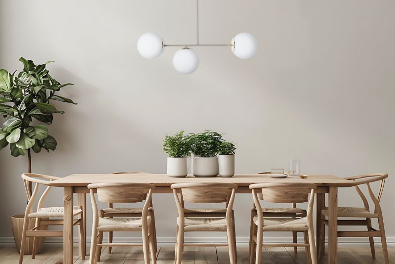 Lampa sufitowa wisząca Light Home LH Siena 3x E14 kaszmirowy/złoty 1szt.