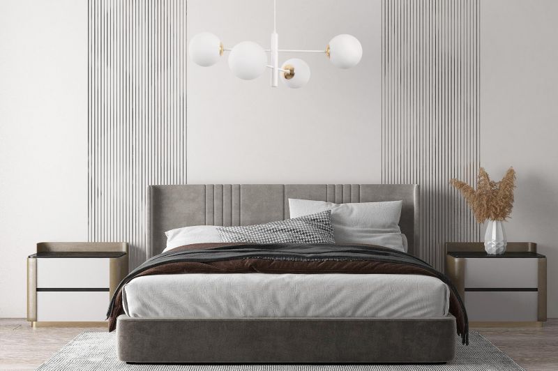Lampa sufitowa wisząca Light Home LH Siena 4x E14 40W biały/złoty klosz biały 1szt.