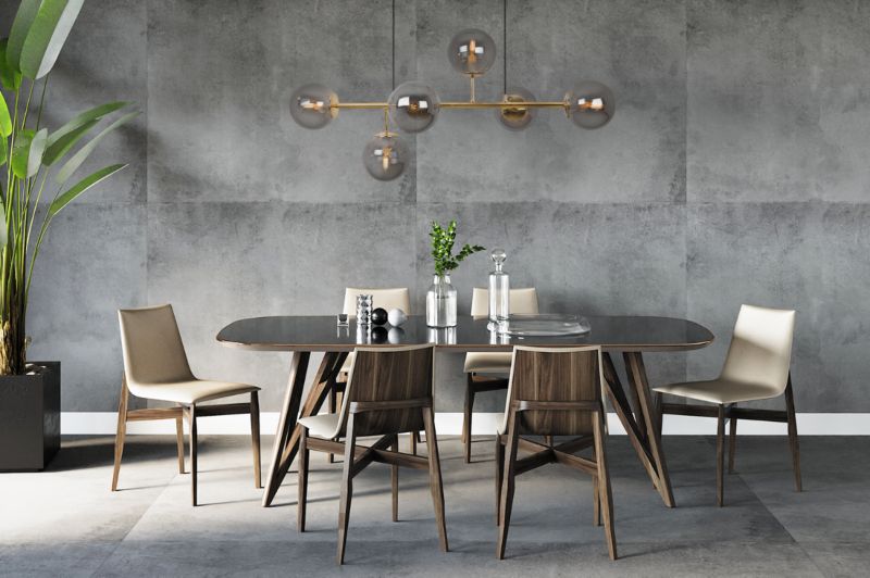 Lampa sufitowa wisząca Light Home LH Siena 6x E14 40W złoty klosz grafitowy 1szt.