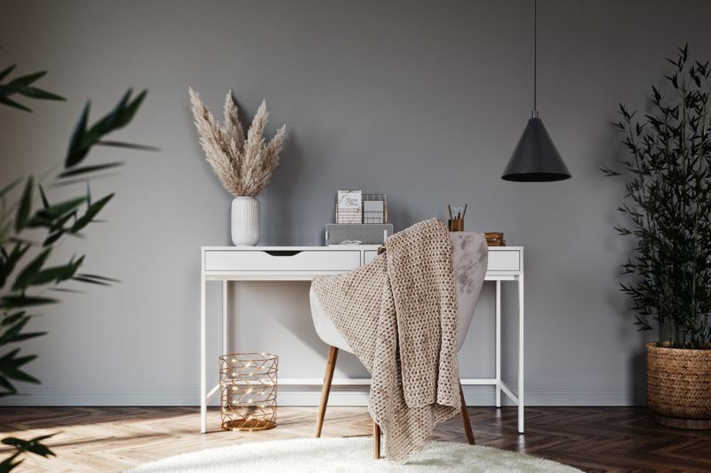 Lampa sufitowa wisząca Light Home LH Soho 1x E27 60W klosz 25cm czarny 1szt.