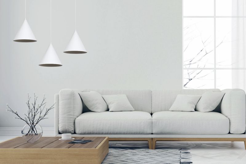 Lampa sufitowa wisząca Light Home LH Soho 3x E27 60W klosz 25cm biały 1szt.