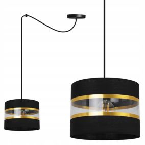 Lampa sufitowa wisząca Light Home LH Spider Elegance Gold 1x E27 60W czarny 1szt.