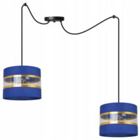 Lampa sufitowa wisząca Light Home LH Spider Elegance Gold 2x E27 60W granatowy/czarny 1szt.