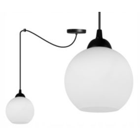 Lampa sufitowa wisząca Light Home LH Spider Eliza 1x E27 60W czarny/biały 1szt.