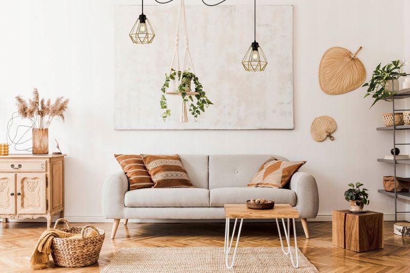 Lampa sufitowa wisząca Light Home LH Spider Nuvola 2x E27 60W złoty 1szt.