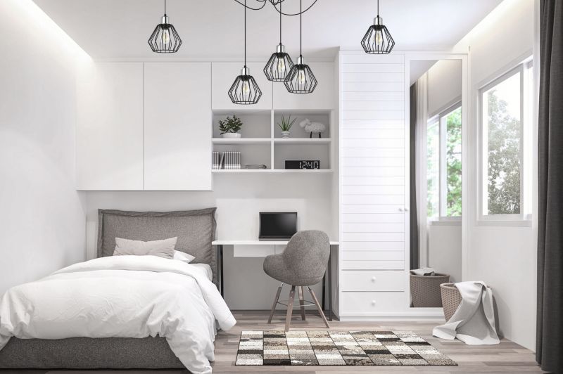 Lampa sufitowa wisząca Light Home LH Spider Nuvola 5x E14 60W czarny/srebrny 1szt.