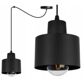 Lampa sufitowa wisząca Light Home LH Spider Panta 1x E27 60W czarny 1szt.
