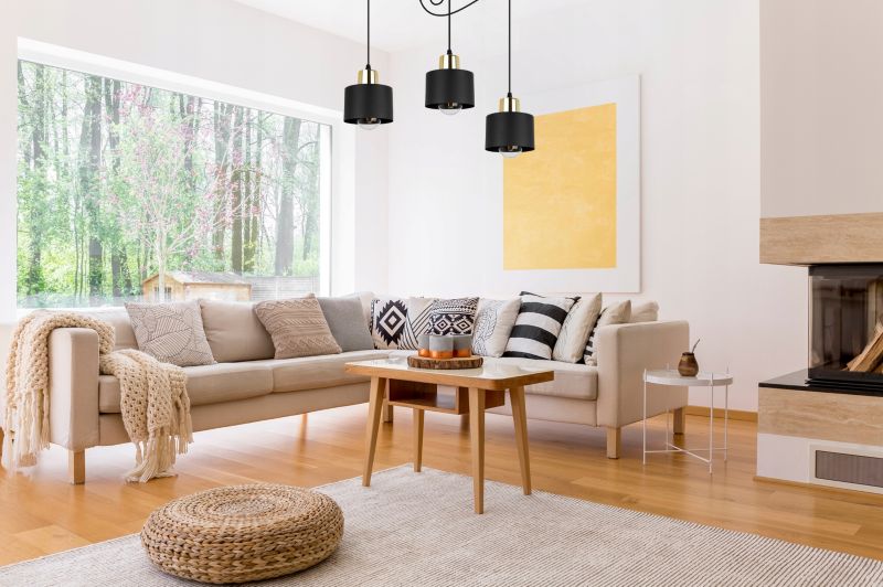 Lampa sufitowa wisząca Light Home LH Spider Panta 3x E27 60W czarny/złoty 1szt.