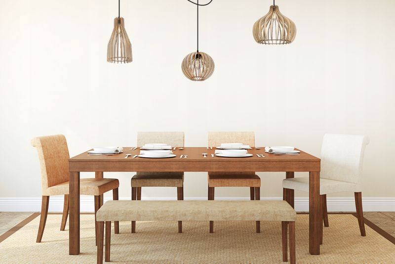 Lampa sufitowa wisząca Light Home LH Spider Timber Drewno 3x E27 60W klosz mix 1 czarny/naturalny 1szt.