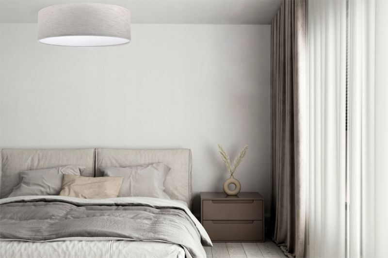 Lampa sufitowa wisząca Light Home LH Stone Plexi 1x E27 60W jasny beż 50cm 1szt.
