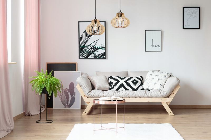 Lampa sufitowa wisząca Light Home LH Timber 2x E27 60W owalna czarny 1szt.