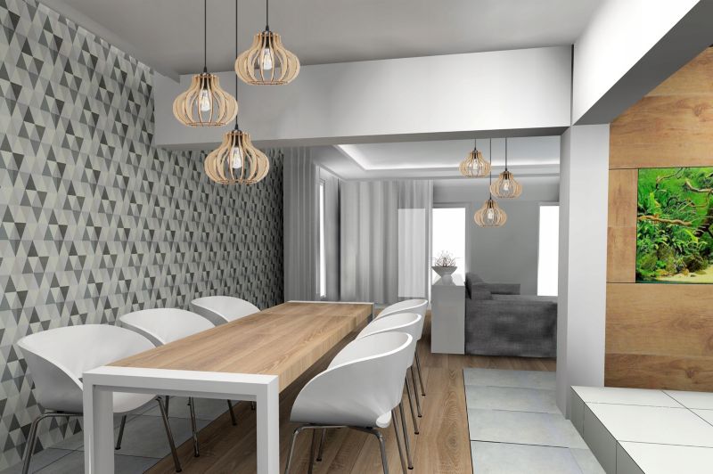 Lampa sufitowa wisząca Light Home LH Timber 3x E27 60W okrągła klosz owalny czarny 1szt.
