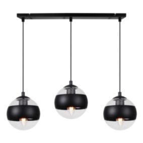 Lampa sufitowa wisząca Light Home LH Toledo 3x E14 60W czarny 1szt.
