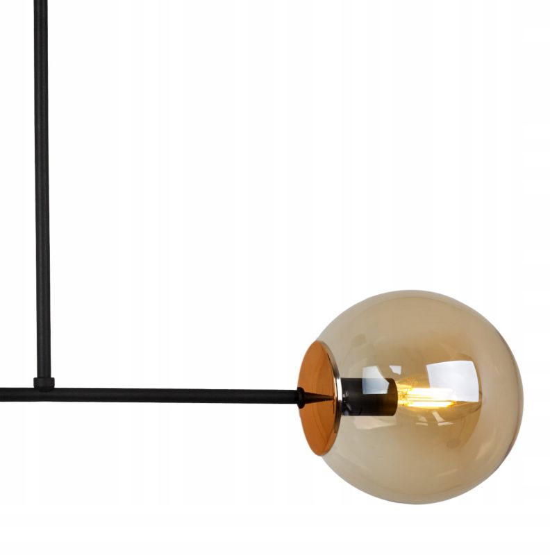 Lampa sufitowa wisząca Light Home LH Tulza 2x E14 40W klosz miedziany/złoty 1szt.