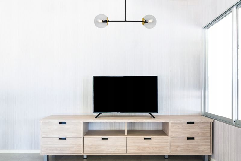 Lampa sufitowa wisząca Light Home LH Tulza 2x E14 40W klosz złoty/bezbarwny 1szt.