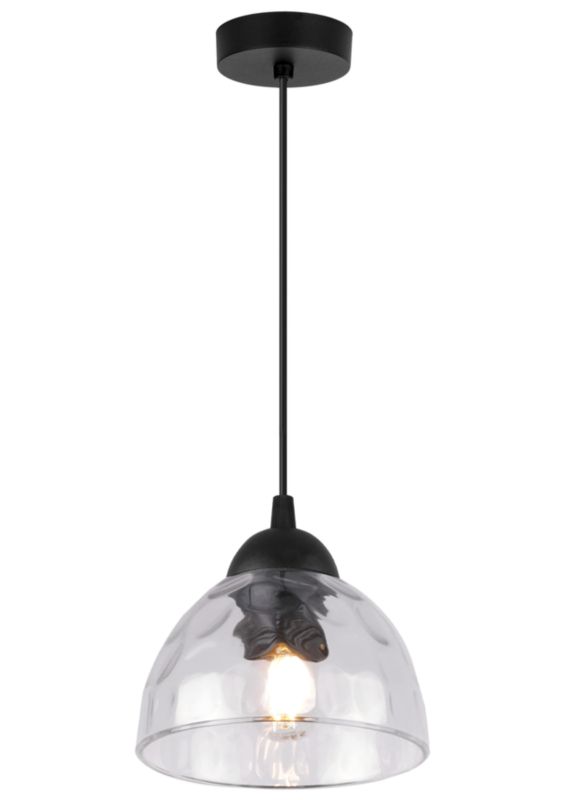 Lampa sufitowa wisząca Light Home LH Venice 1x E27 60W klosz bezbarwny 1szt.