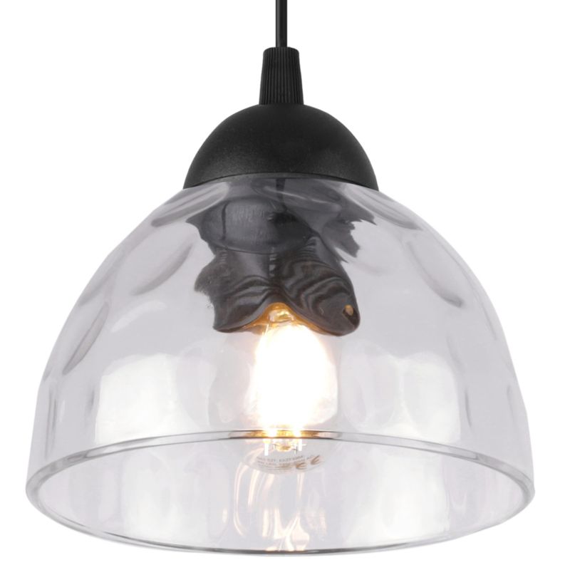 Lampa sufitowa wisząca Light Home LH Venice 1x E27 60W klosz bezbarwny 1szt.