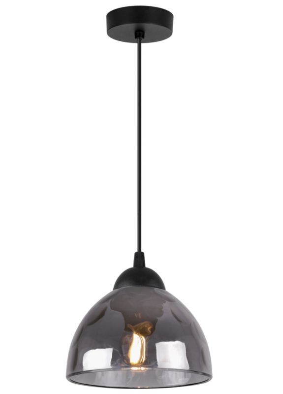 Lampa sufitowa wisząca Light Home LH Venice 1x E27 60W klosz grafitowy 1szt.