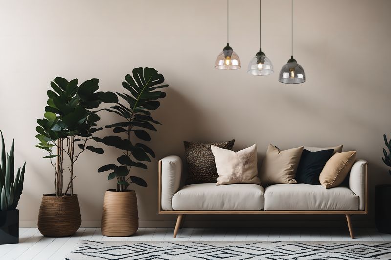 Lampa sufitowa wisząca Light Home LH Venice 3x E27 60W klosz mieszany 1szt.