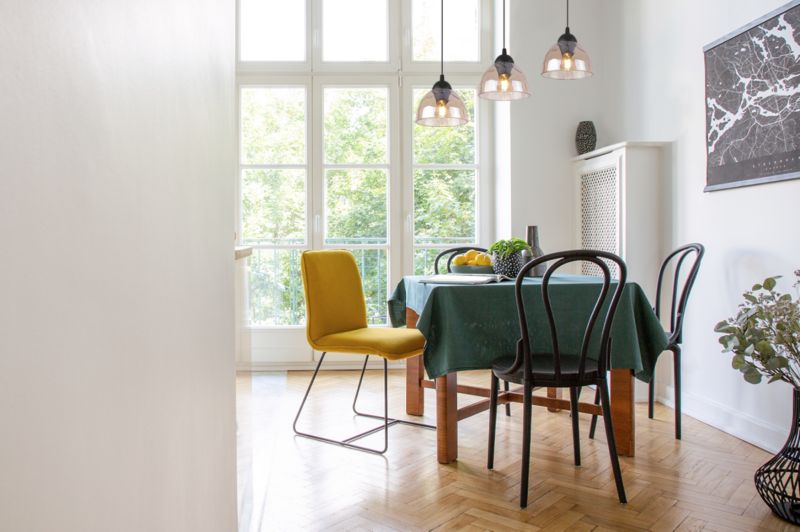 Lampa sufitowa wisząca Light Home LH Venice 3x E27 60W klosz miodowy 1szt.