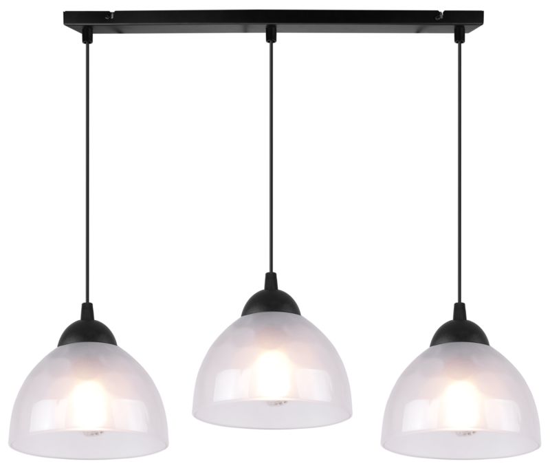 Lampa sufitowa wisząca Light Home LH Venice 3x E27 60W klosz mleczny 1szt.