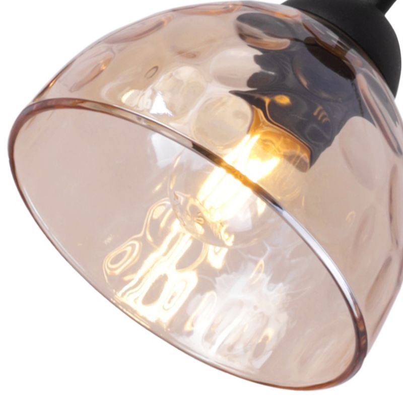 Lampa sufitowa wisząca Light Home LH Venice 3x E27 60W okrągły klosz miodowy 1szt.
