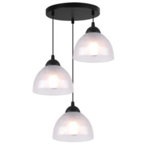 Lampa sufitowa wisząca Light Home LH Venice 3x E27 60W okrągły klosz mleczny 1szt.
