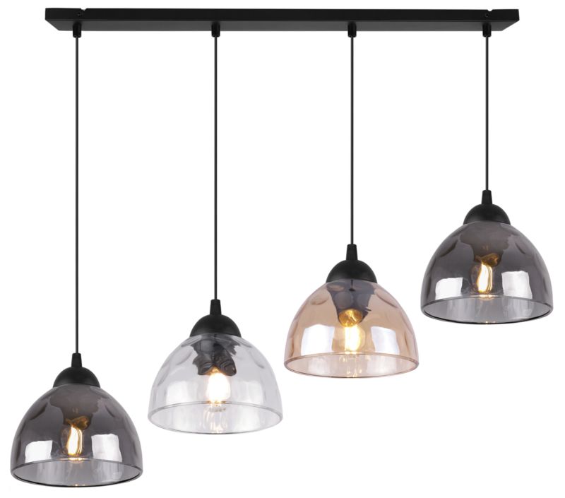 Lampa sufitowa wisząca Light Home LH Venice 4x E27 60W klosz mieszany 1szt.