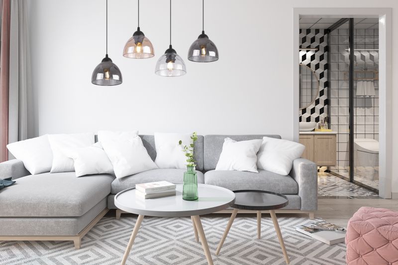 Lampa sufitowa wisząca Light Home LH Venice 4x E27 60W klosz mieszany 1szt.