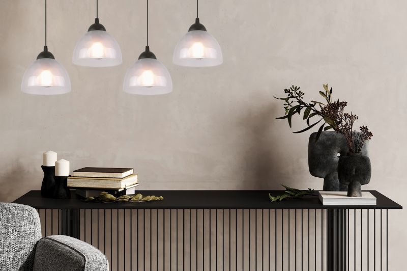 Lampa sufitowa wisząca Light Home LH Venice 4x E27 60W klosz mleczny 1szt.