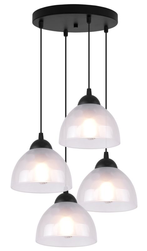 Lampa sufitowa wisząca Light Home LH Venice 4x E27 60W okrągły klosz mleczny 1szt.