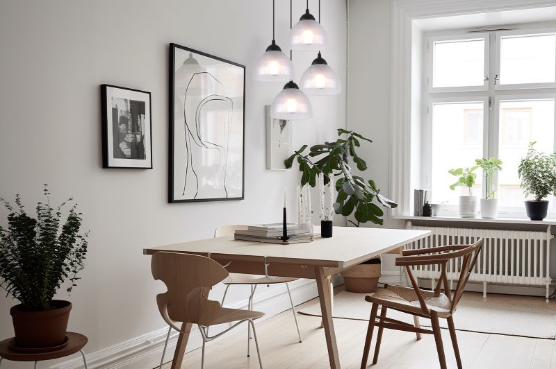 Lampa sufitowa wisząca Light Home LH Venice 4x E27 60W okrągły klosz mleczny 1szt.