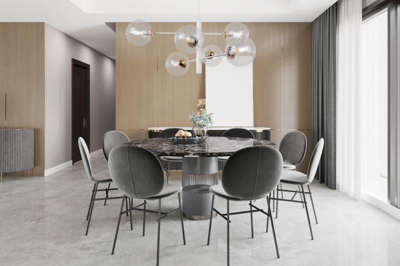 Lampa sufitowa wisząca Light Home LH Venice 6x E14 40W biały/złoty klosz bezbarwny 1szt.