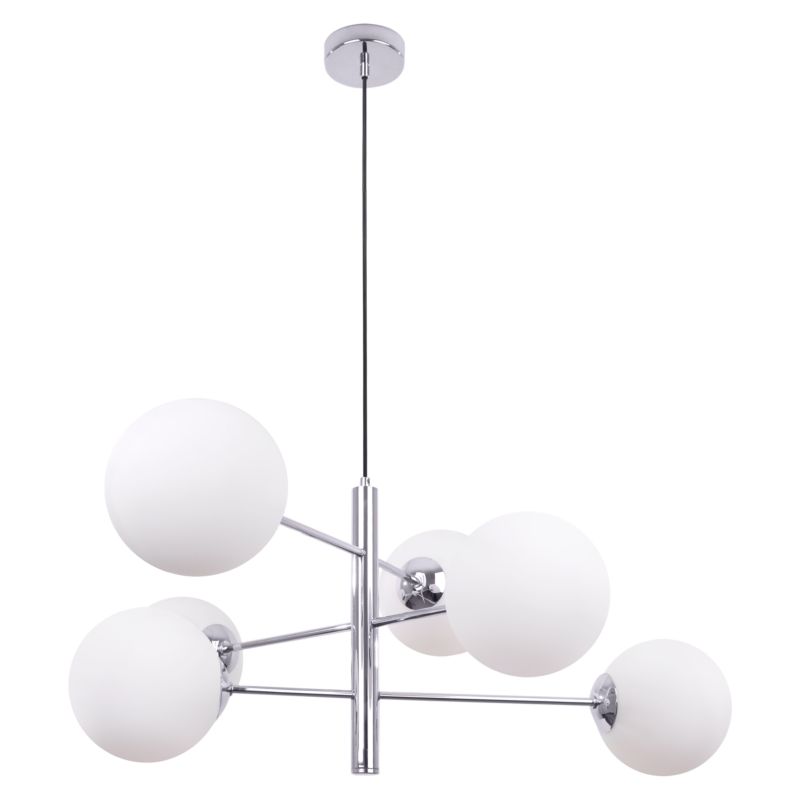 Lampa sufitowa wisząca Light Home LH Vicenza 6x E14 60W srebrny 1szt.