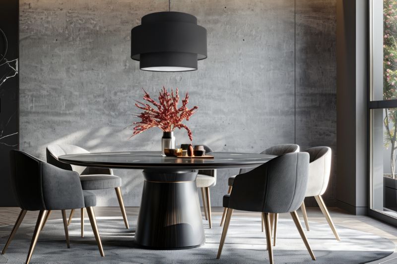 Lampa sufitowa wisząca Light Home LH Vienna 1x E27 60W czarny 1szt.