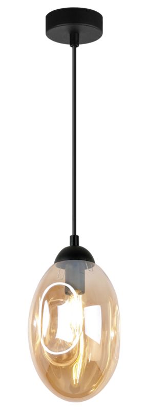 Lampa sufitowa wisząca Light Home LH Vigo 1x E14 60W miodowy 1szt.