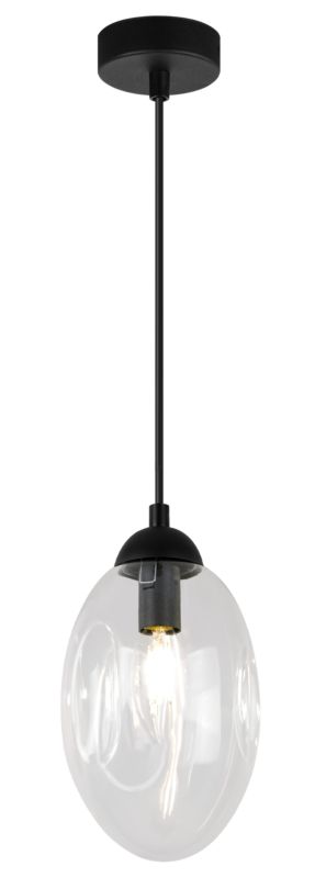 Lampa sufitowa wisząca Light Home LH Vigo 1x E14 60W transparentny 1szt.