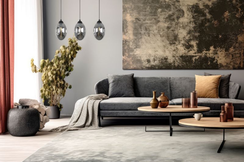 Lampa sufitowa wisząca Light Home LH Vigo 3x E14 60W czarny 1szt.