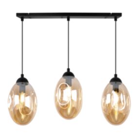 Lampa sufitowa wisząca Light Home LH Vigo 3x E14 60W miodowy 1szt.