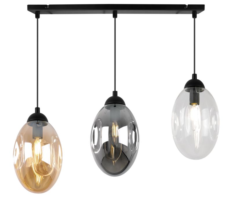 Lampa sufitowa wisząca Light Home LH Vigo 3x E14 60W multikolor 1szt.