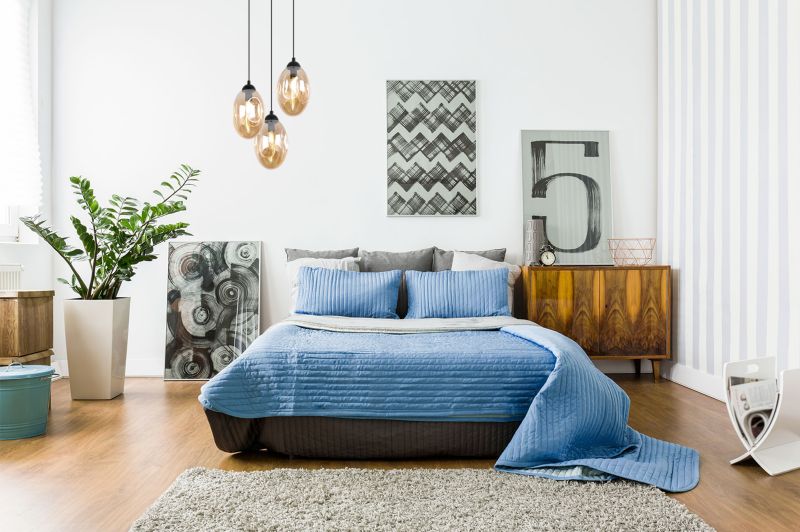 Lampa sufitowa wisząca Light Home LH Vigo 3x E14 60W okrągły 30cm miodowy 1szt.