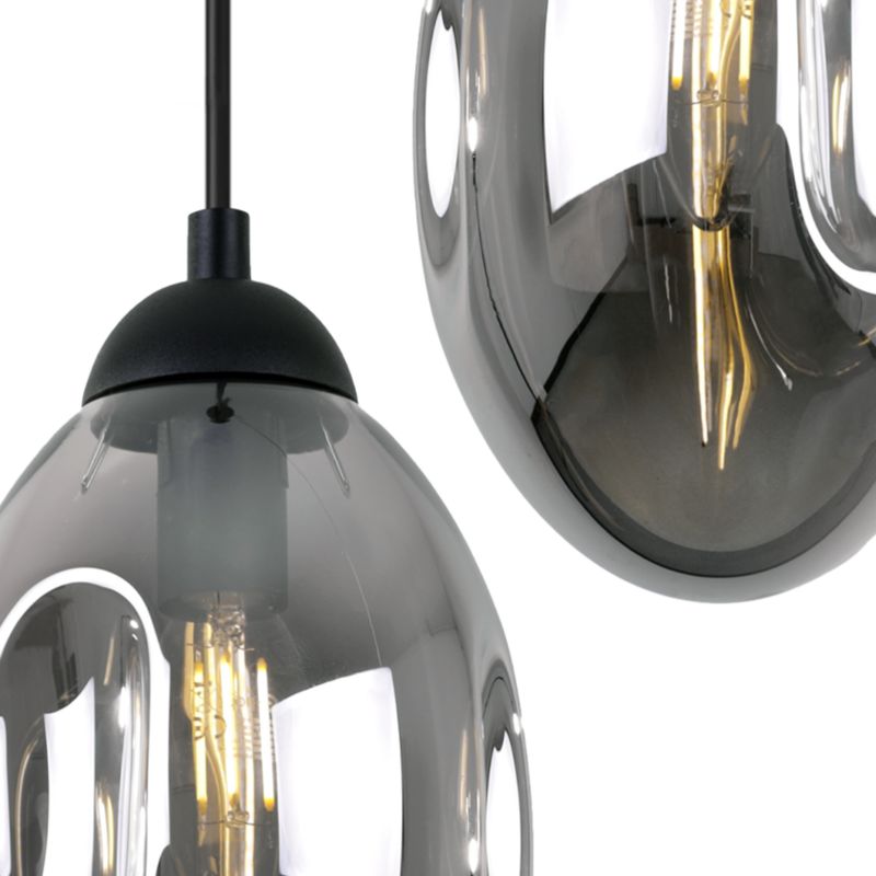 Lampa sufitowa wisząca Light Home LH Vigo 3x E14 60W okrągły 30cm multikolor 1szt.
