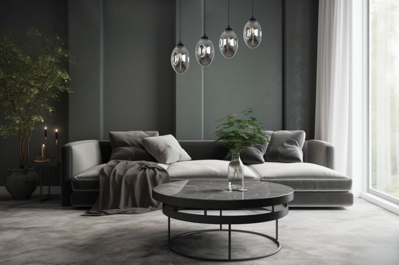 Lampa sufitowa wisząca Light Home LH Vigo 4x E14 60W czarny 1szt.
