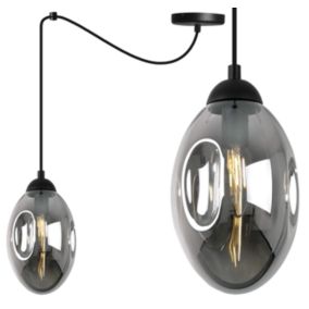 Lampa sufitowa wisząca Light Home LH Vigo Spider 1x E14 60W czarny 1szt.