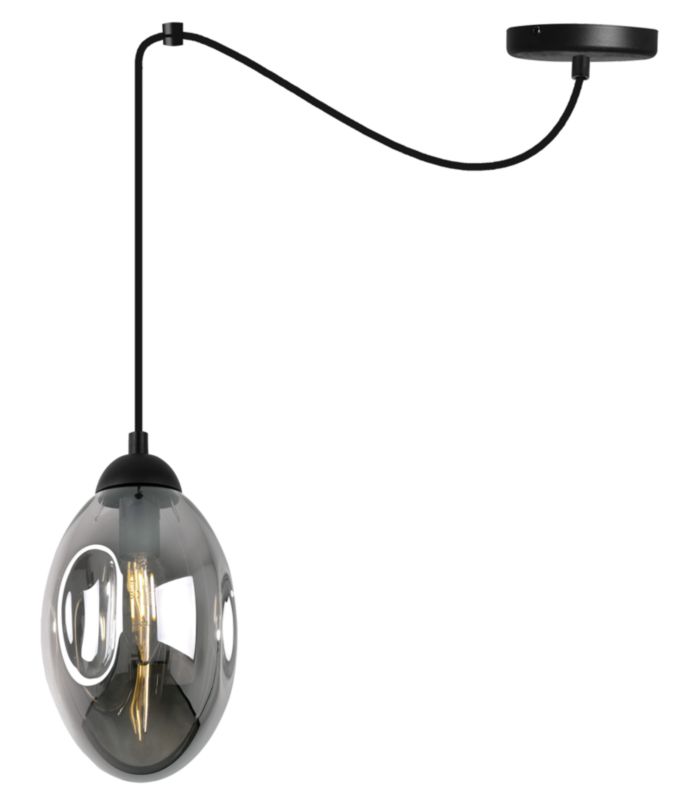 Lampa sufitowa wisząca Light Home LH Vigo Spider 1x E14 60W czarny 1szt.