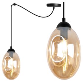 Lampa sufitowa wisząca Light Home LH Vigo Spider 1x E14 60W miodowy 1szt.